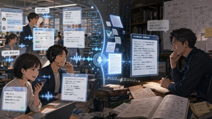 語音輸入與思考輸出